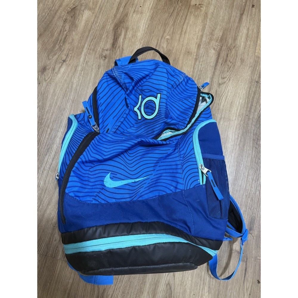 NIKE KD Kevin Durant AIR MAX Backpack Basketball Gym Sports Bag RARE Blue